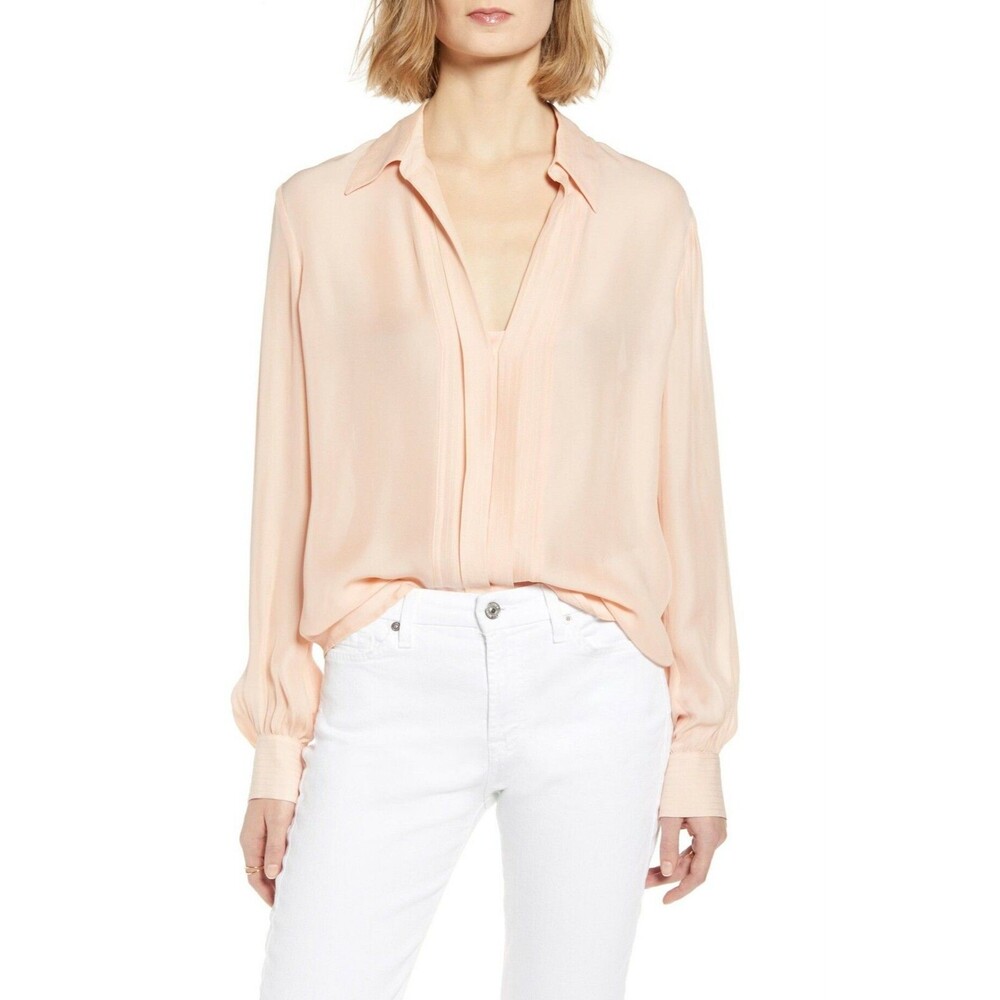 7 For All Mankind Silk Blend Shirt